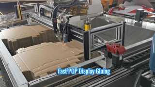 Macchine di incollaggio per display POS/POP corrugati (FSDU, CDU, bidoni)