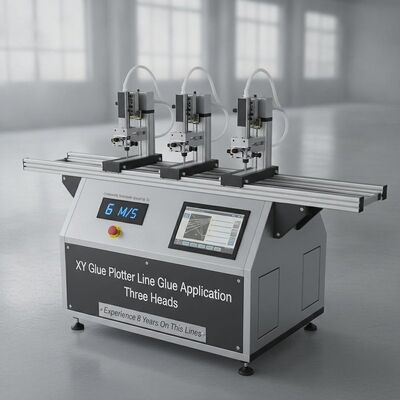 XY Glue Plotter Macchina di incollaggio CNC con velocità continuamente selezionabile fino a 6 M/S Tre teste e 24 ore di lavoro