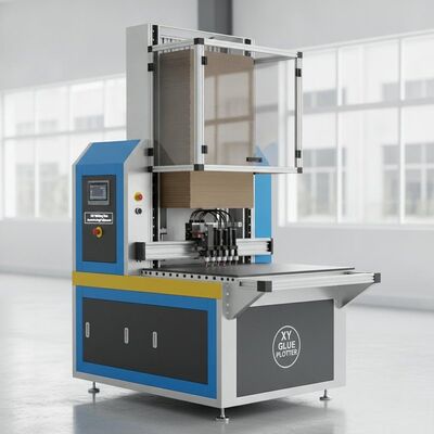 XY Glue Plotter CNC Gluer con altezza della pila 840 mm Tempo di lavoro 24h e regolazione automatica dell'altezza